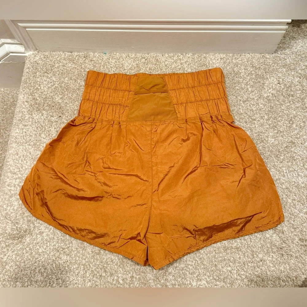 Free People Movement - The Way Home Run Shorts Women's Burnt Orange - Picture 5 of 5